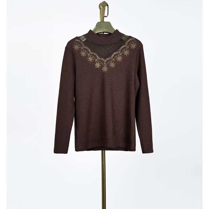 秋冬新款洋气时尚休闲百搭上衣 绮9223C