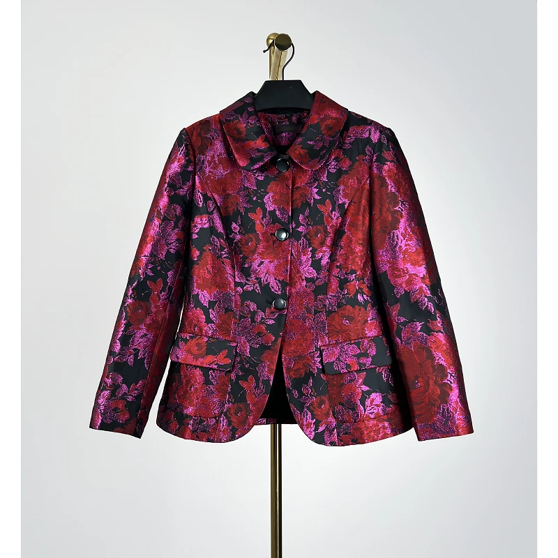 秋冬新款洋气时尚休闲百搭外套 欧1617H