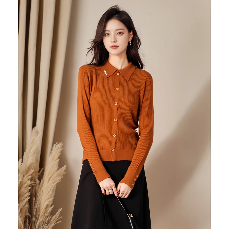 秋冬新款洋气时尚休闲百搭上衣 绮2203C