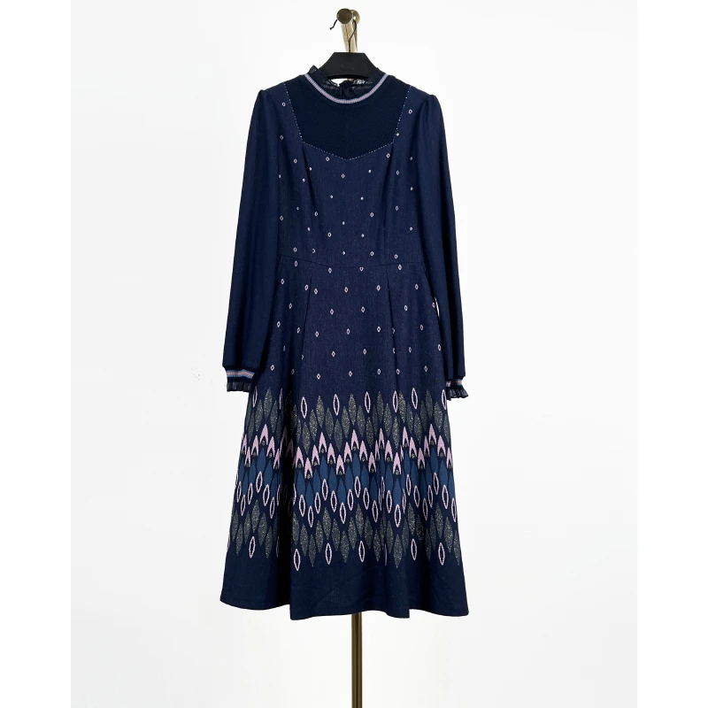 秋冬新款时尚连衣裙 若3315H