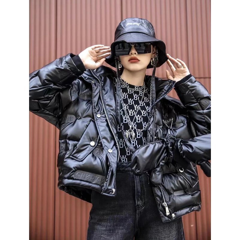 秋冬女新款保暖加厚白鹅绒羽绒服 D6660206