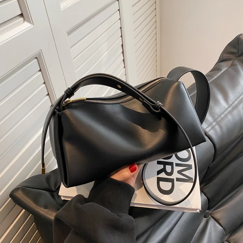 2024新款韩版休闲高级感复古简约百搭大容量单肩斜挎女包包005