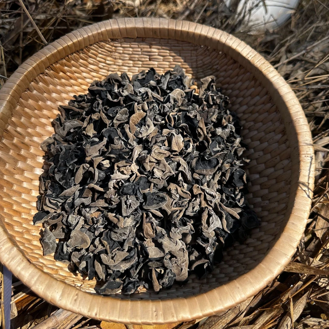 襄阳谷城农家干货黑木耳250g无根肉厚头茬木耳包邮