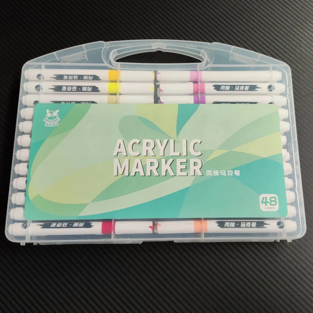 PANDA绘画用48色丙烯马克笔 7001-48