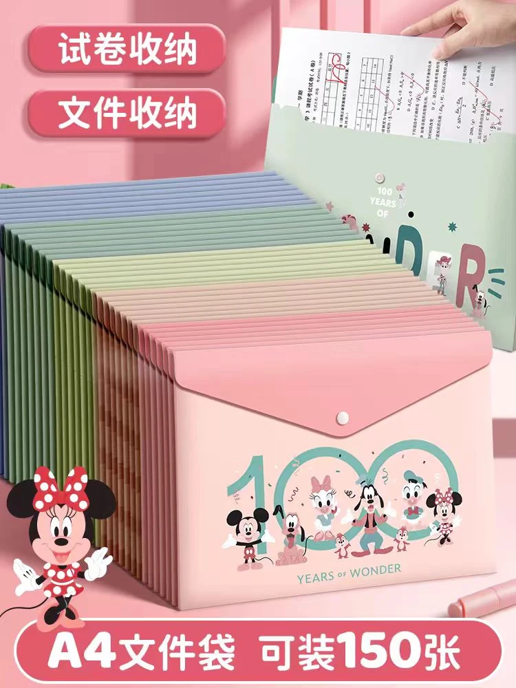 联众a4按扣文件袋/10个