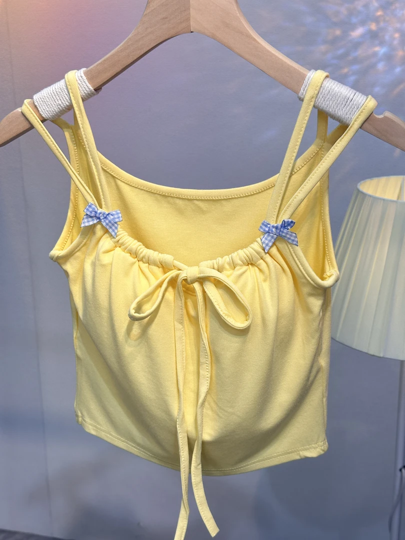 可欲可甜 夏天bm氛围感小吊带泰好穿双肩带设计感吊带