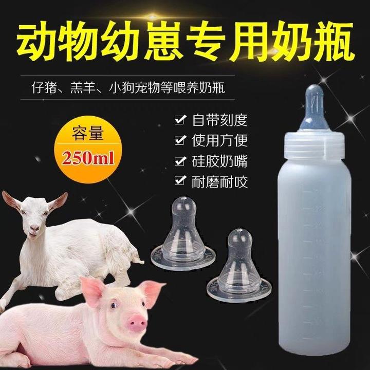 兽用奶瓶小猪奶瓶小羊小狗宠物猫专用奶瓶250ml塑料奶瓶养殖用品
