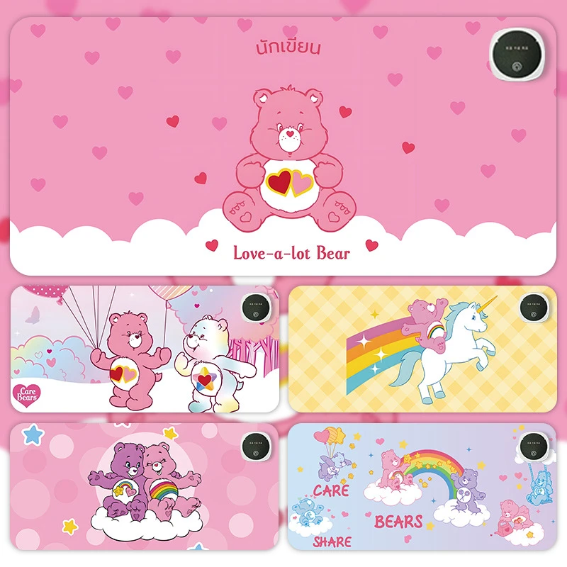 爱心熊加热发热垫暖桌垫办公室电脑可爱桌面加热鼠标垫学习写字垫