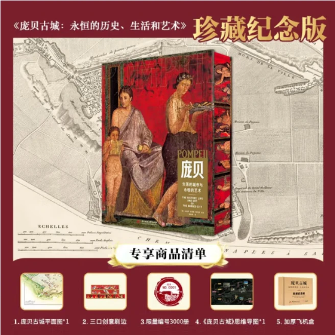 【刷边珍藏版】庞贝古城：永恒的历史、生活和艺术  京东物流