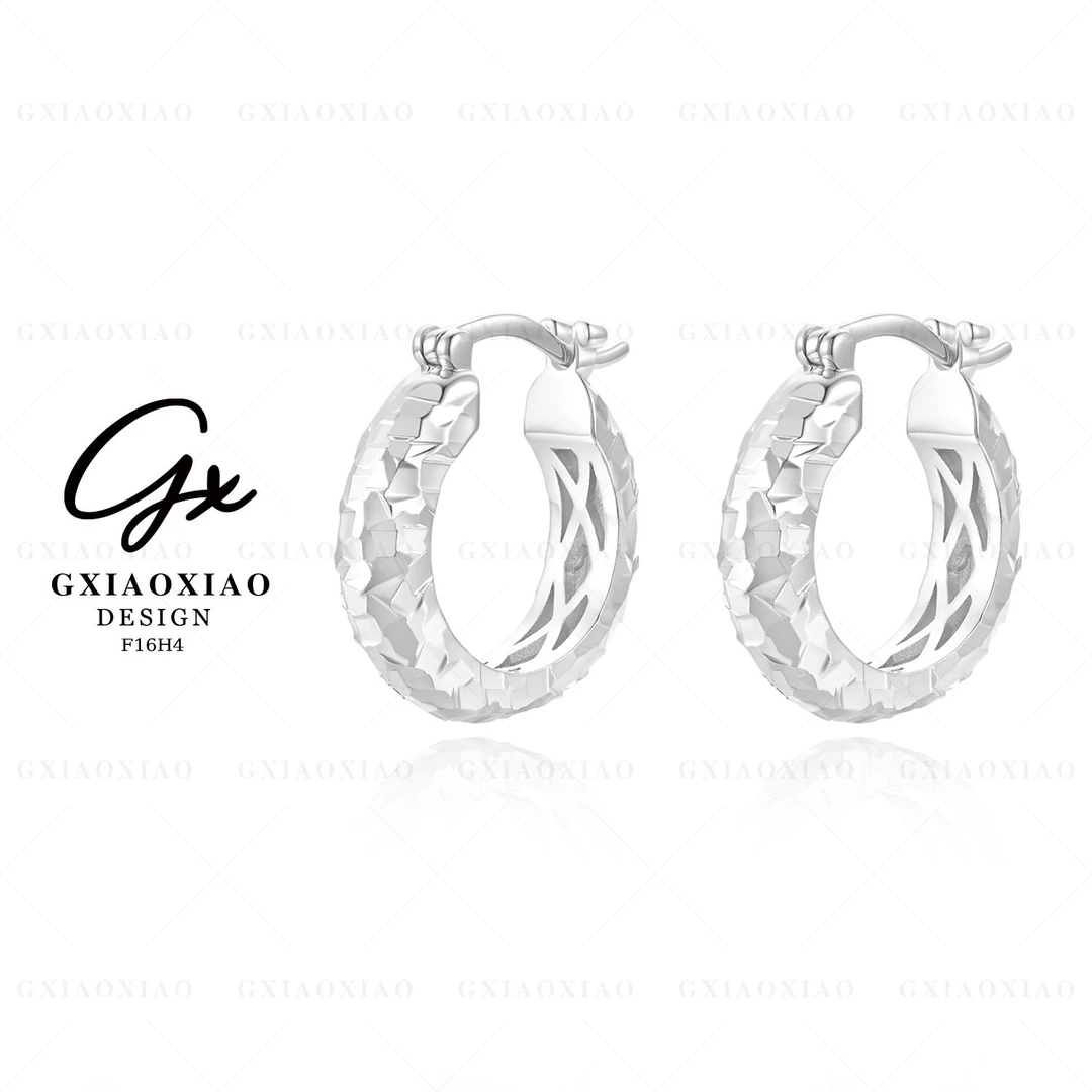 铜合金耳饰 GXX【素光漾】法式气质设计感简约大方耳环 F16H4