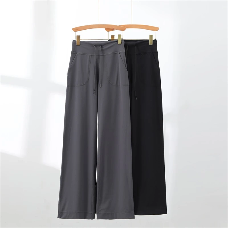 “超模裤”液态莱卡裸感高腰瑜伽阔腿裤23223637