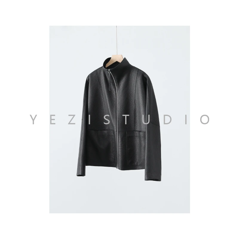 英国进口轻涂层皮衣23315422