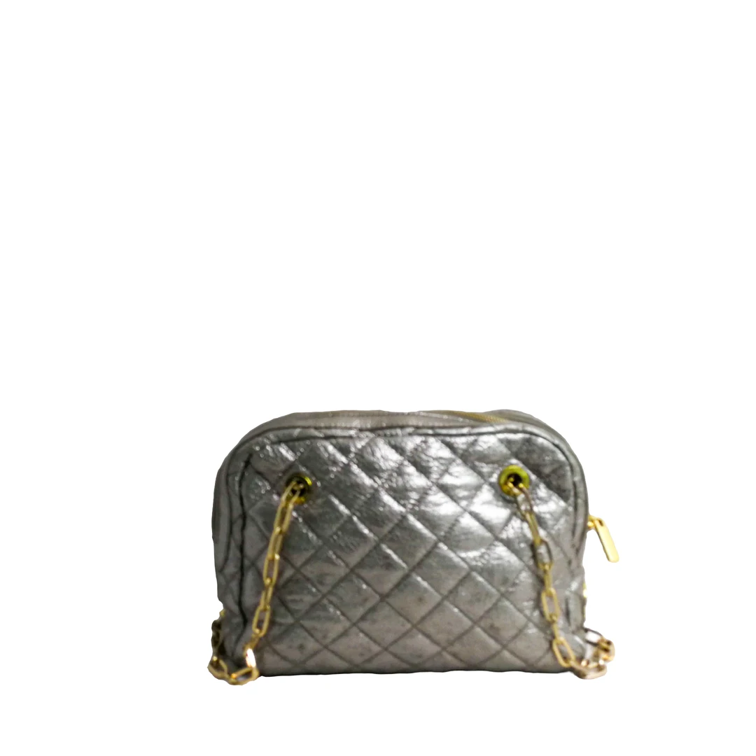 95新  TB 银色亮面流浪包 30702