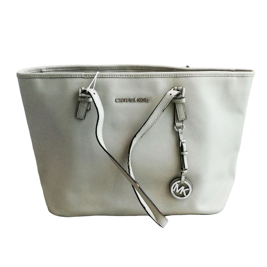 95新 MICHAEL KORS/迈克高仕 MK 灰色大托特包 100216