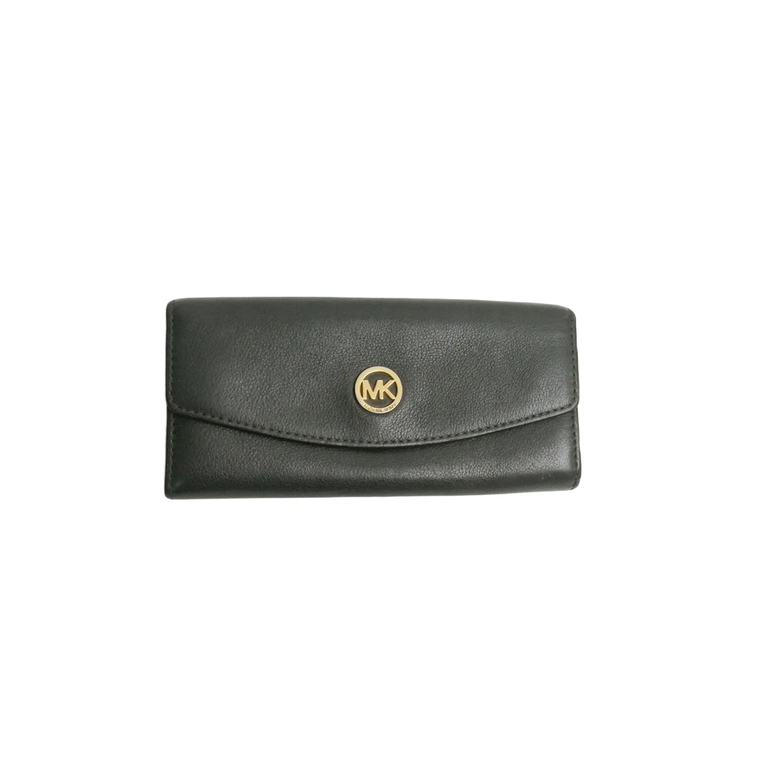 95新 MICHAEL KORS/迈克高仕 MK 深棕钱包 23122017