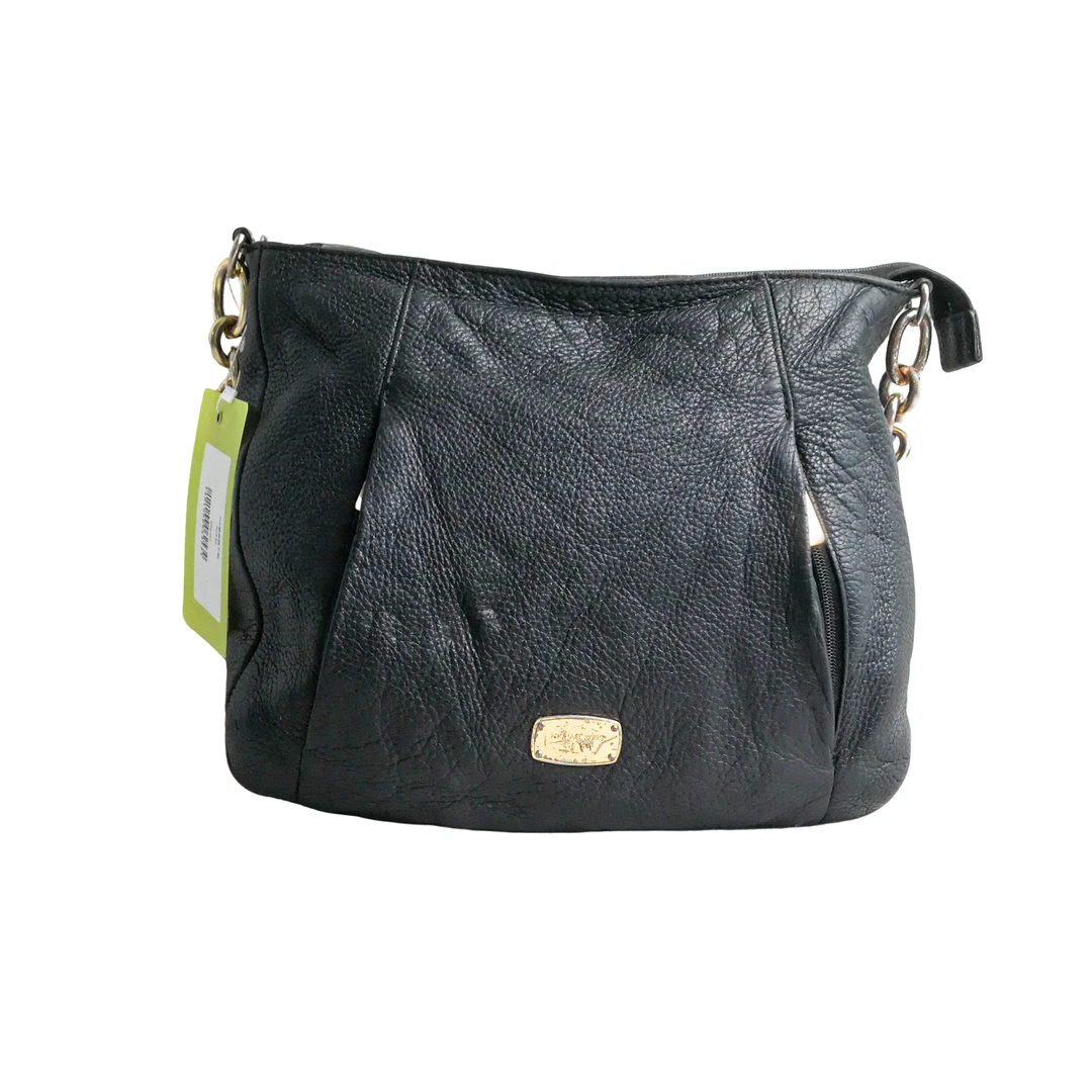 95新 MICHAEL KORS/迈克高仕 mk黑色腋下包 62932