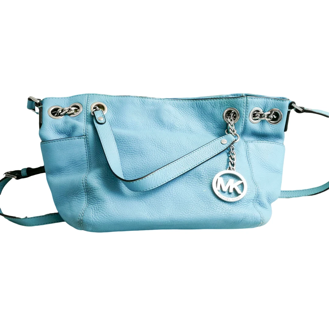 95新 MICHAEL KORS/迈克高仕 蓝色斜挎包 102922