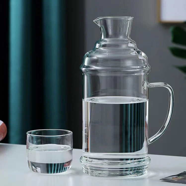 骅锦杯子耐热高硼硅玻璃水壶大容量一人饮办公室学生自用水壶