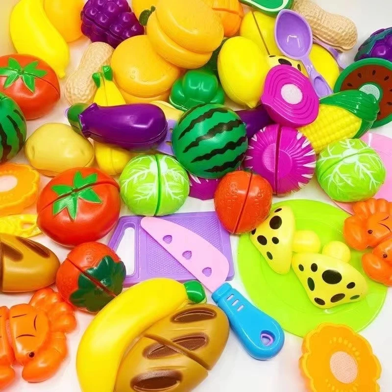 水果蔬菜随机过家家仿真切切乐【10件可切水果，29件套电商发货】
