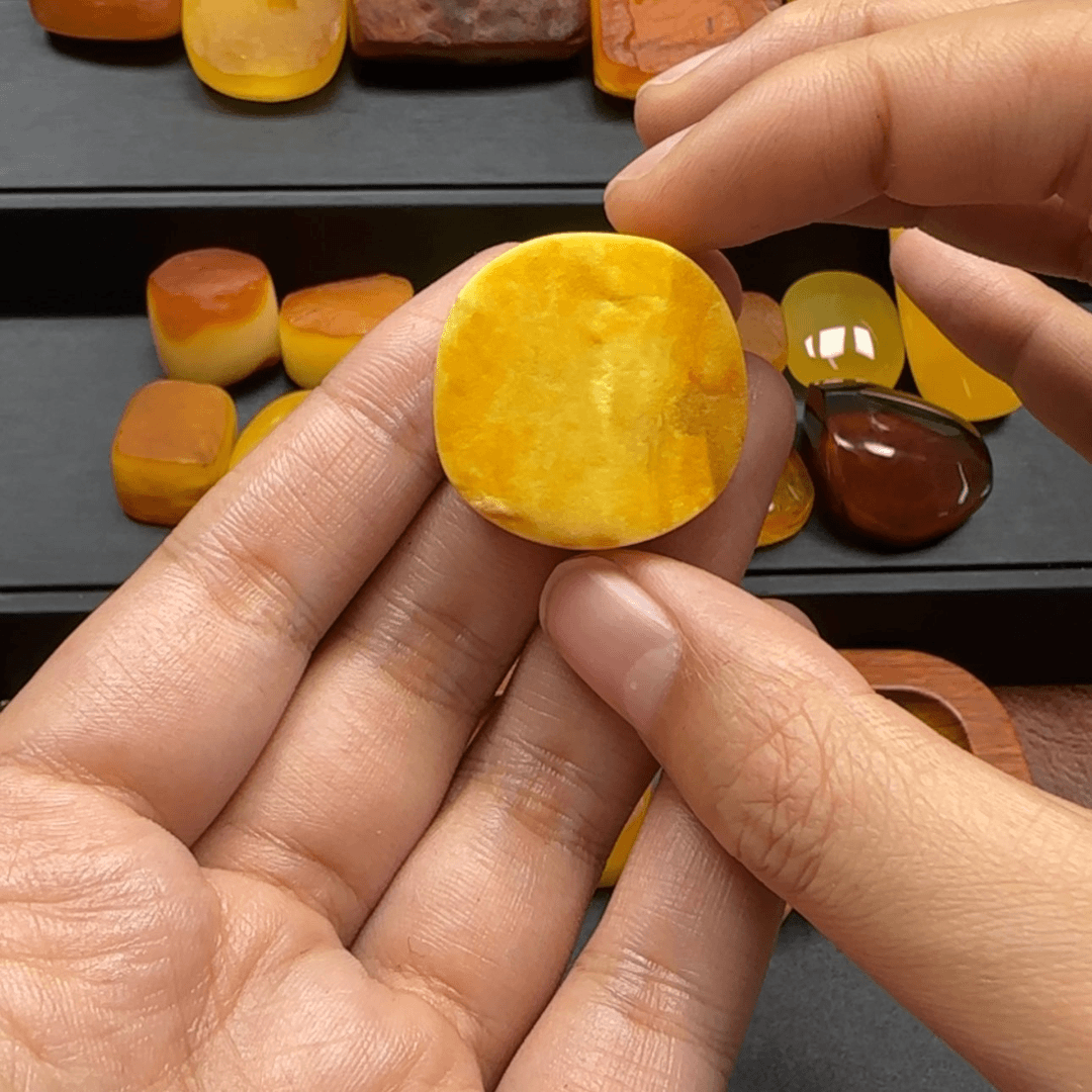 【闪购商品】琥珀裸石未镶嵌