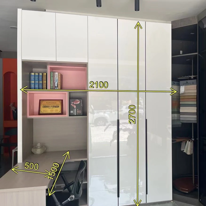 衣柜+台面柜：进口美卡莱 欧松板材质