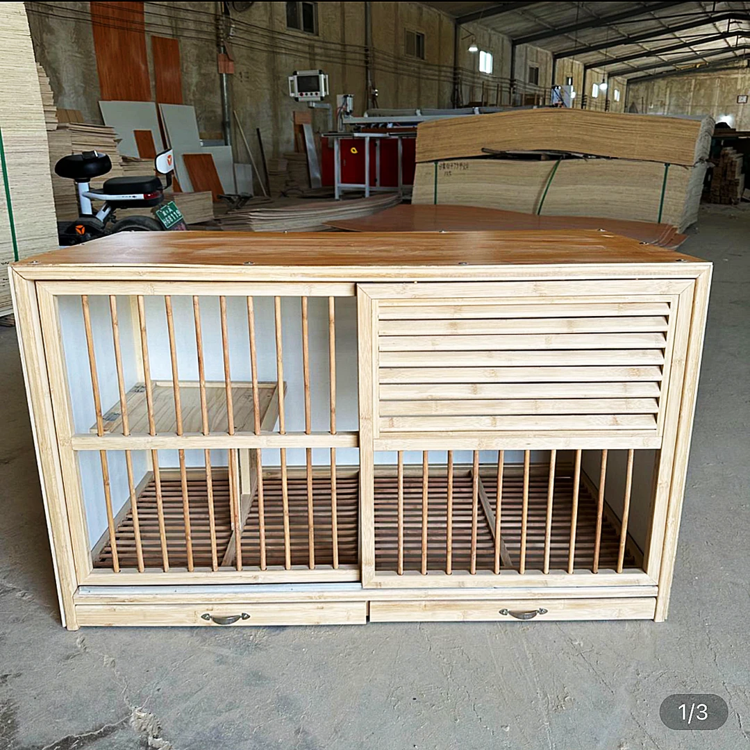 长一米大空间竹木全防水配对巢箱种鸽笼抱窝笼鸽子笼