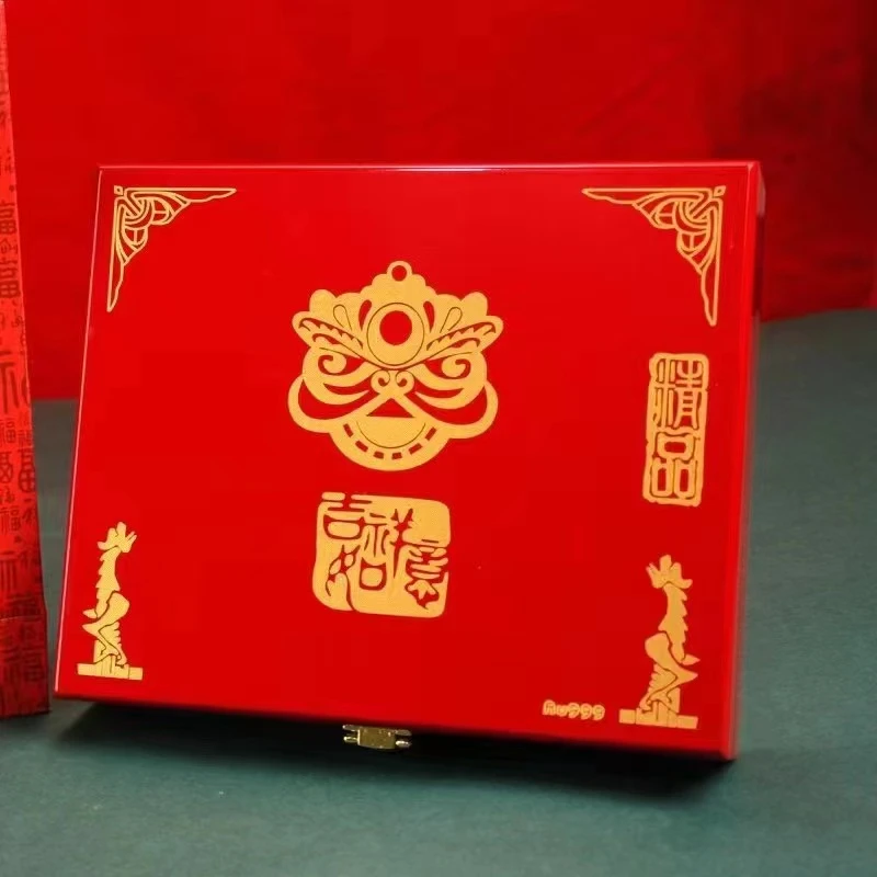 首饰盒/箱 【仅直播展示非赠品】红色装饰盒子时尚收纳盒