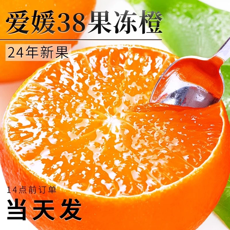 爱媛38号果冻橙新鲜橙子水果当季整箱4.5斤批发大果包邮