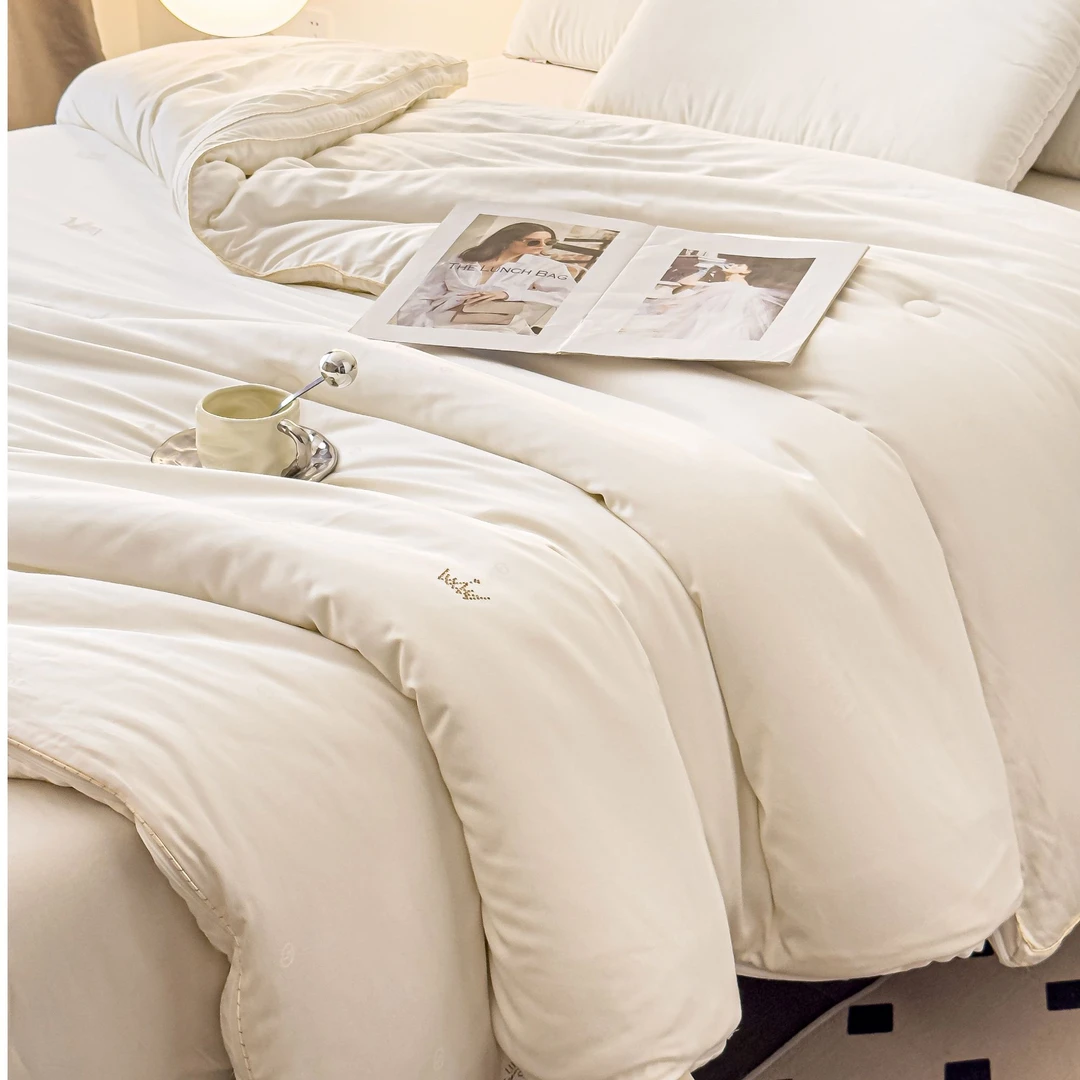 【孤品】高端皇冠子母被轻奢被子蓄热保暖亲肤简约子母被加厚