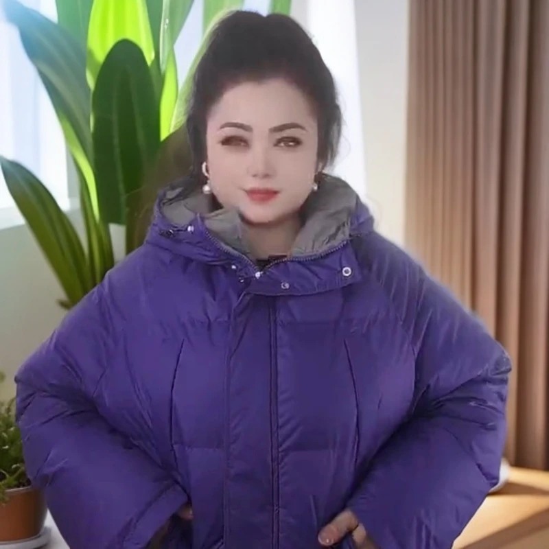 连帽韩版棉服宽松加厚外套冬季