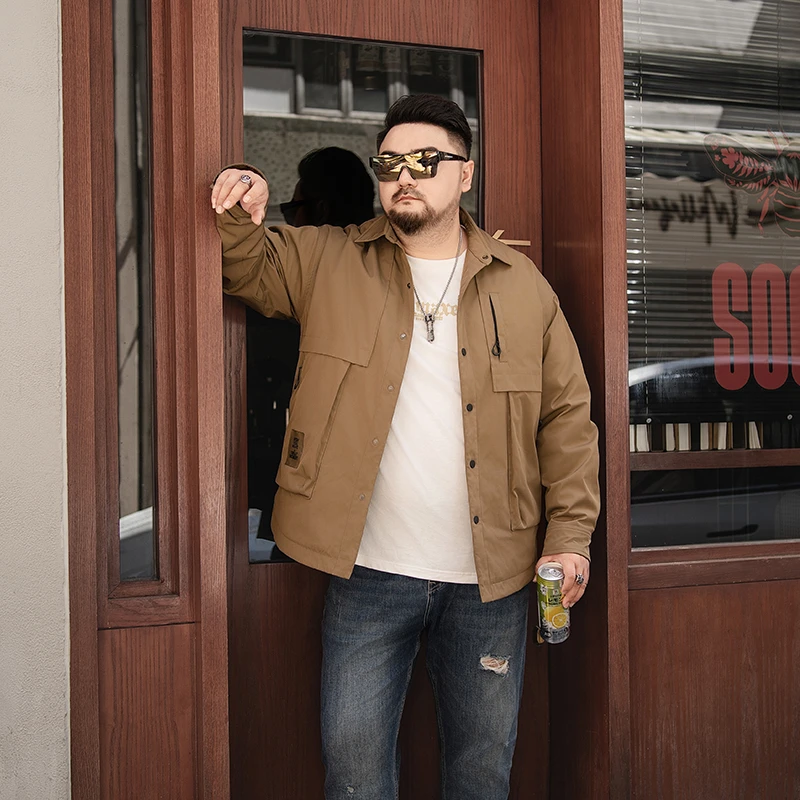 【新国标90鸭绒】300斤可穿大码羽绒服加肥加大外套胖子大号男装