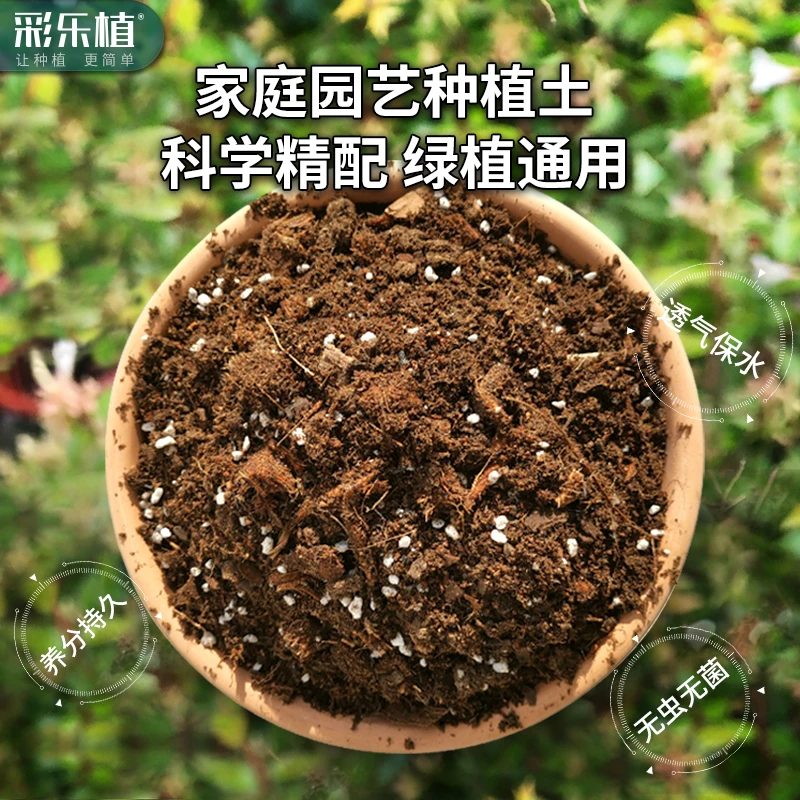 俏妈自配营养土 通用土月季绣球球根土君子兰土 透气介质