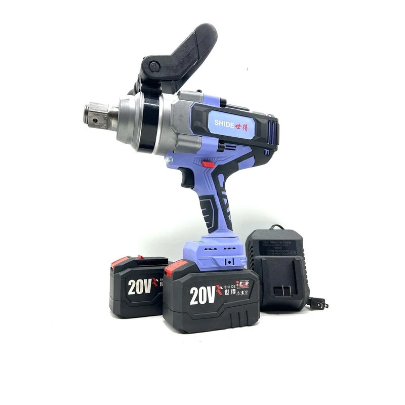 世得巨无霸3000扭铜无刷汽修冲击扳手1寸25MM（一机两电一充