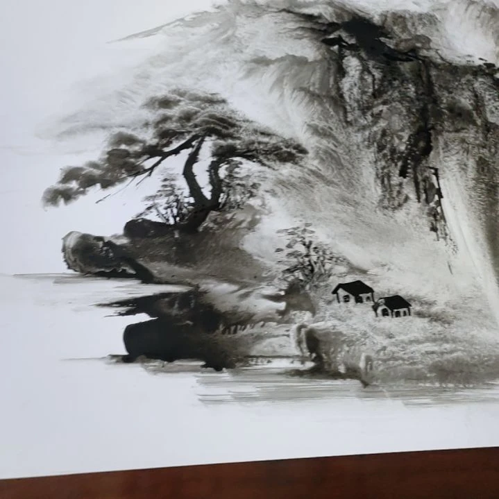 【闪购商品】利****姐山水画