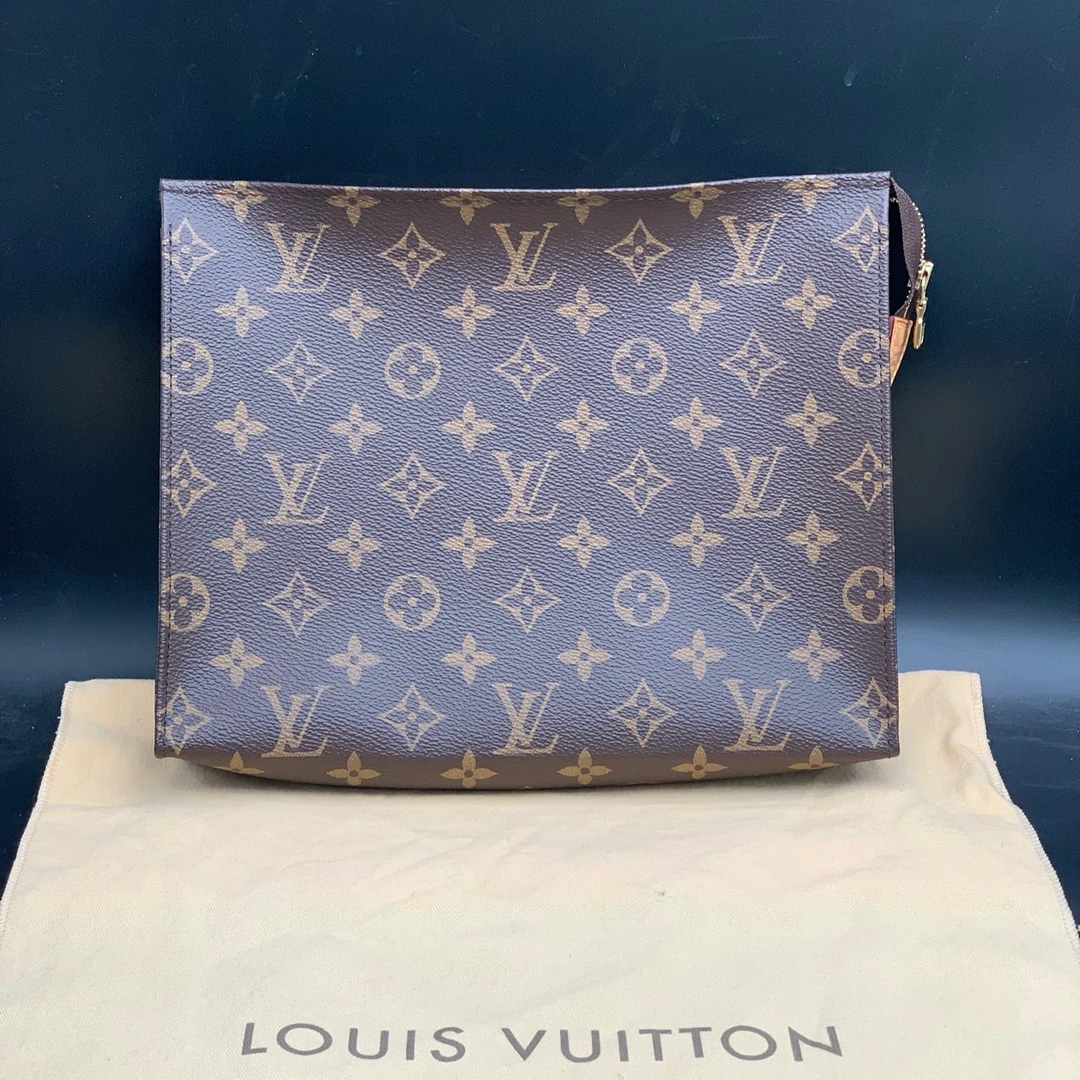 99新 LouisVuitton/路易威登 26洗漱 经典老花