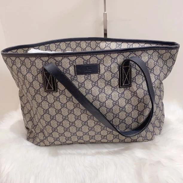 95新 GUCCI/古驰 古驰经典老花购物袋