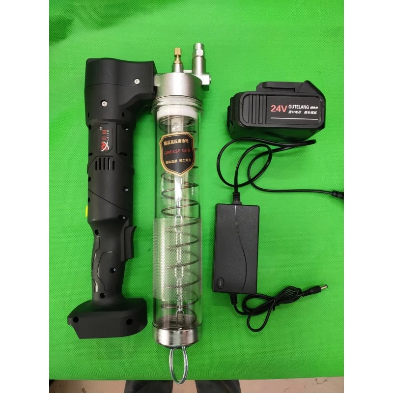 雷雨电动黄油枪充电式，可罐装，可打毛毛虫
