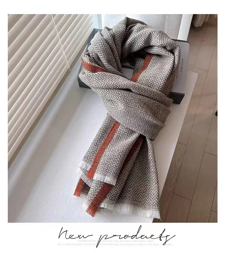 【纯羊毛围巾】数兰朵轻奢100%绵羊毛围巾 秋冬保暖百搭单品女围脖