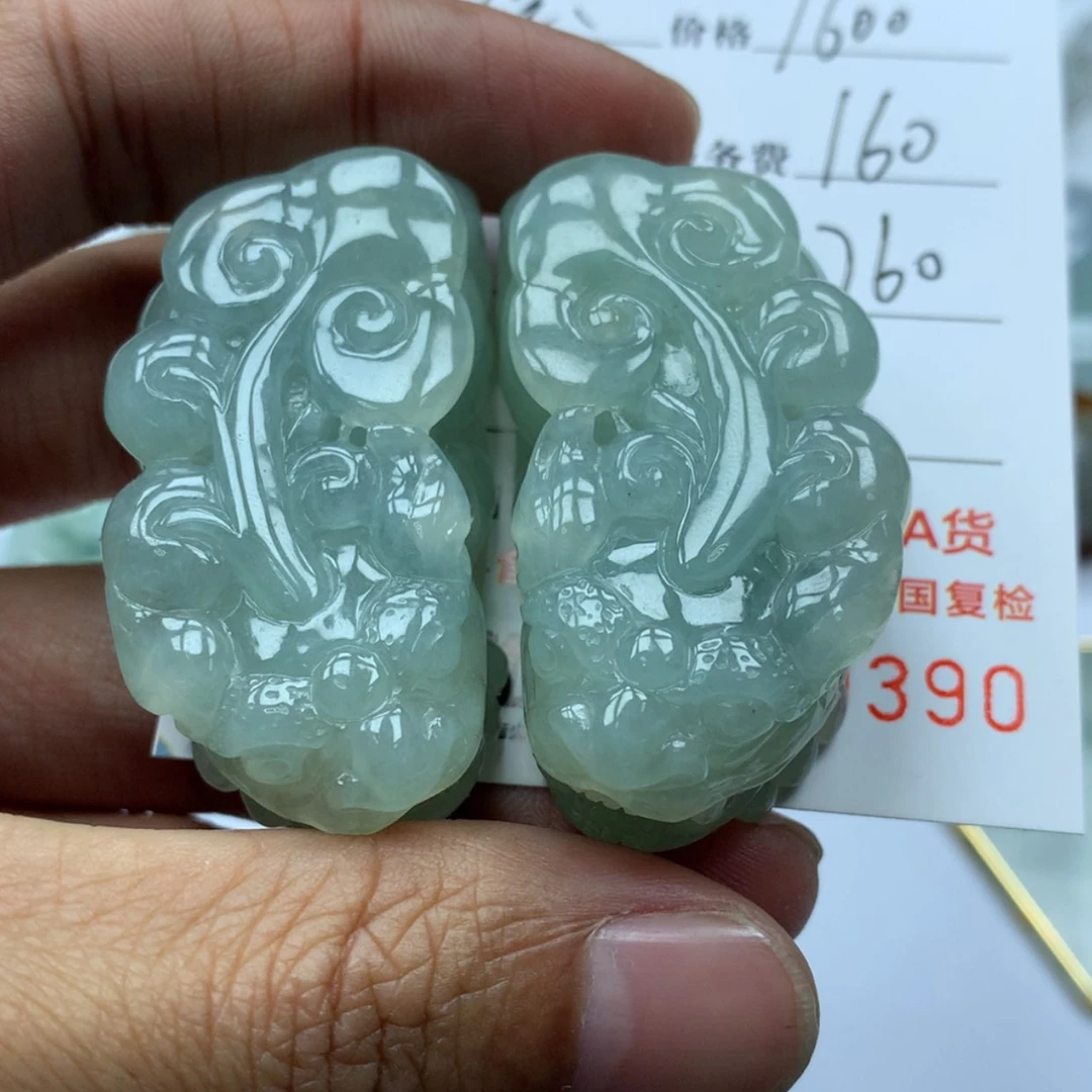 【闪购商品】定制翡翠未镶嵌会**猫