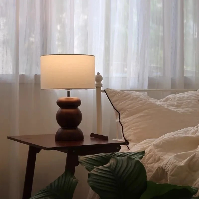 复古台灯日式民宿书房宿舍设计师客厅床头卧室装饰台灯床头灯
