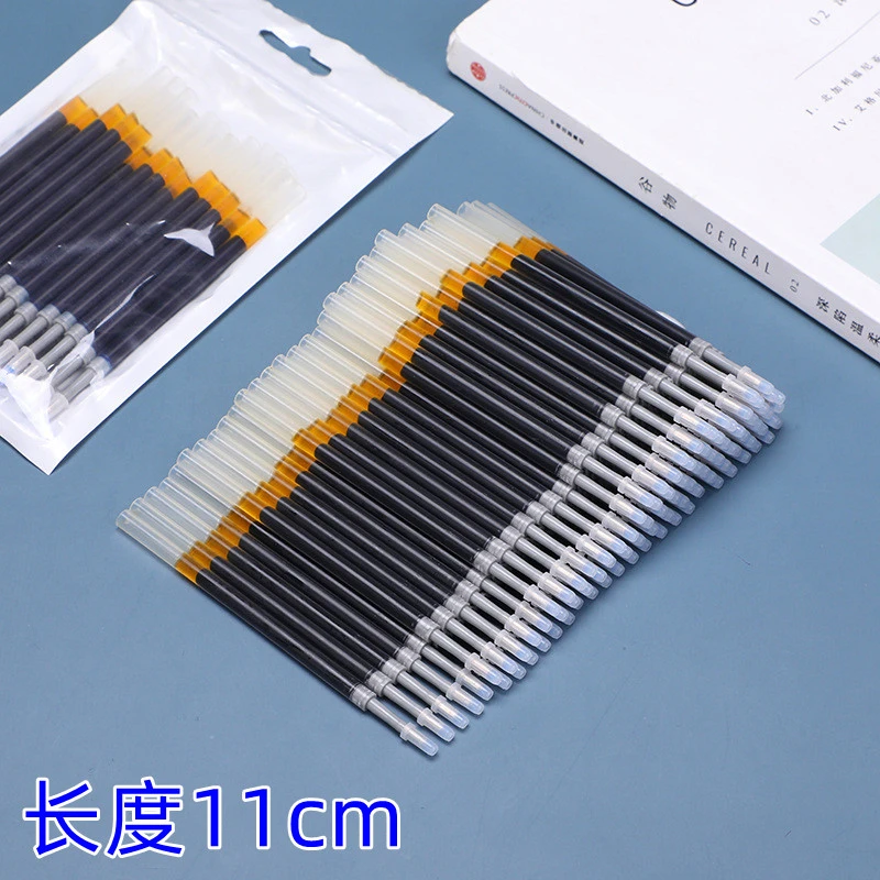 黑红蓝中性笔圆珠笔笔芯k35同款按动中性笔笔芯替换芯0.5办公用笔