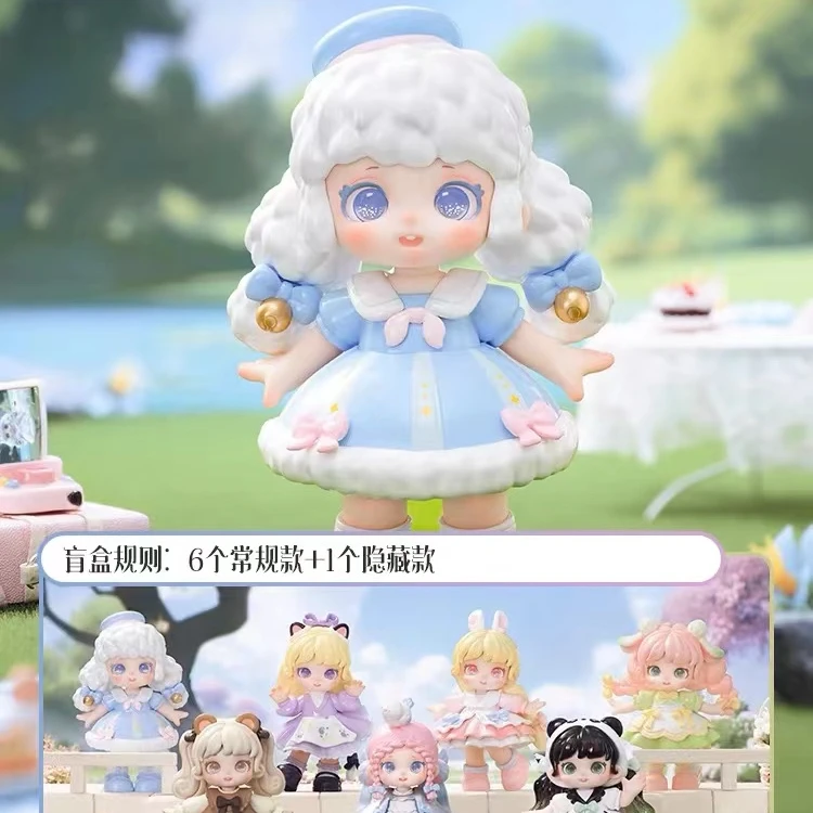 琪哆哆【拆盒】小米娜森林茶话会系列盲盒手办潮玩摆件