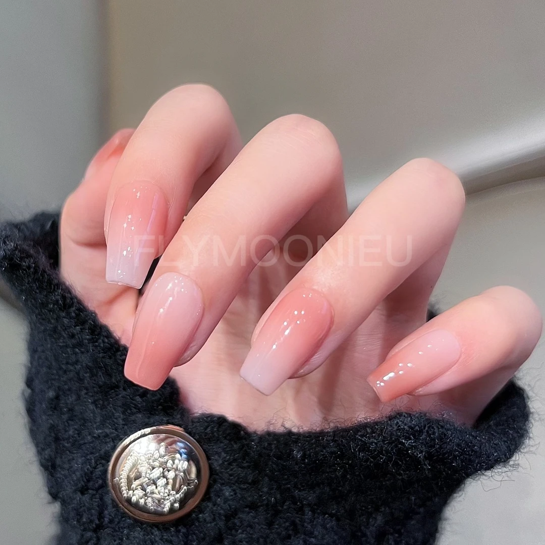 乌梅子酱  蝶诗舞 纯手工定制美甲贴片 可拆卸高级定制穿戴甲10片