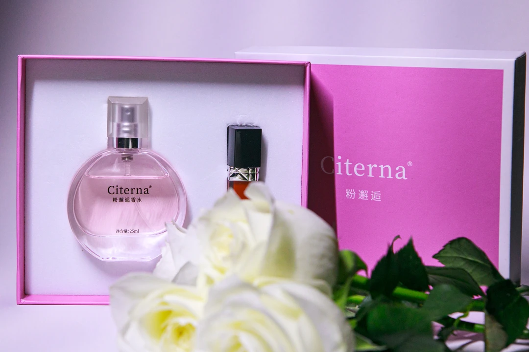 CITERNA粉邂逅香水+999口红持久留香花香经典女士香圣诞礼盒装