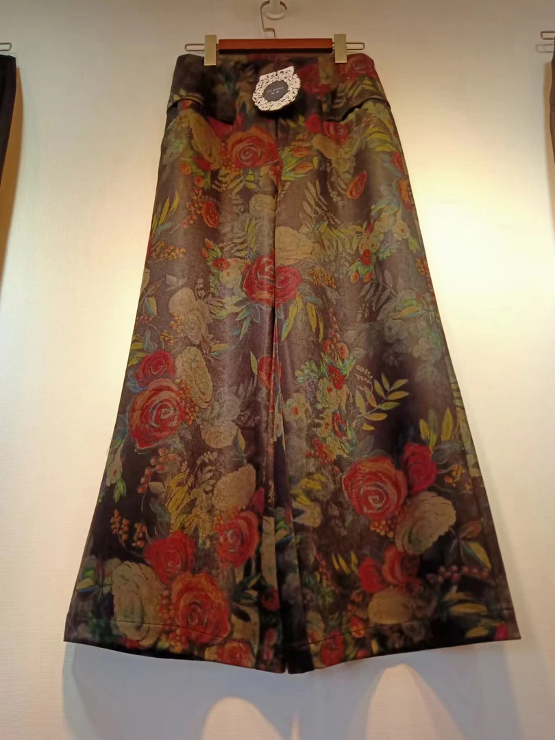 时尚百搭九分阔腿裤