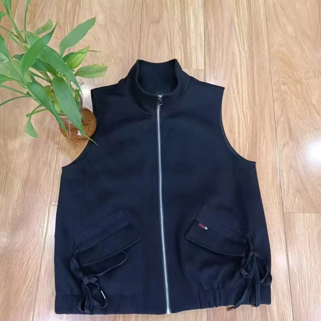 时尚高端简约纯棉马甲