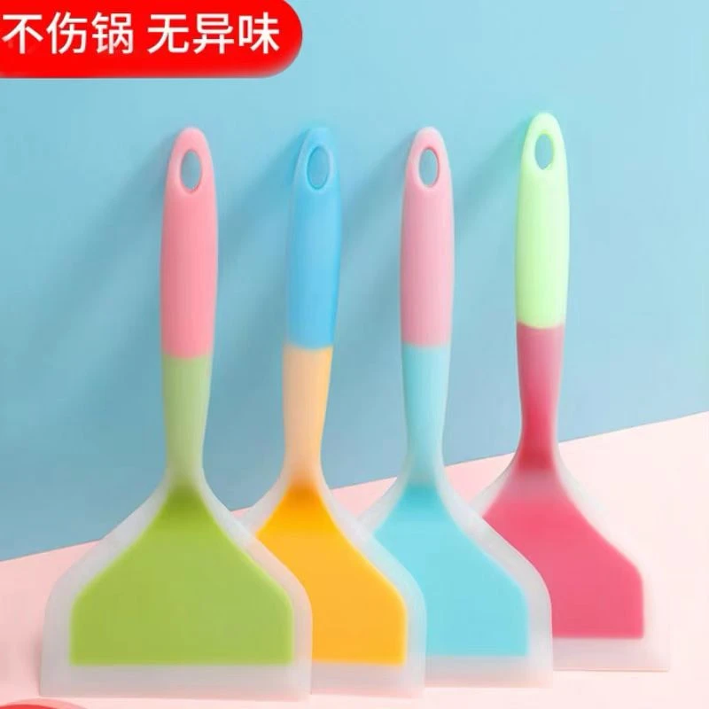 【新疆包邮】家用耐高温硅胶煎铲子玉子烧锅铲烙饼铲平底铲煎饼铲