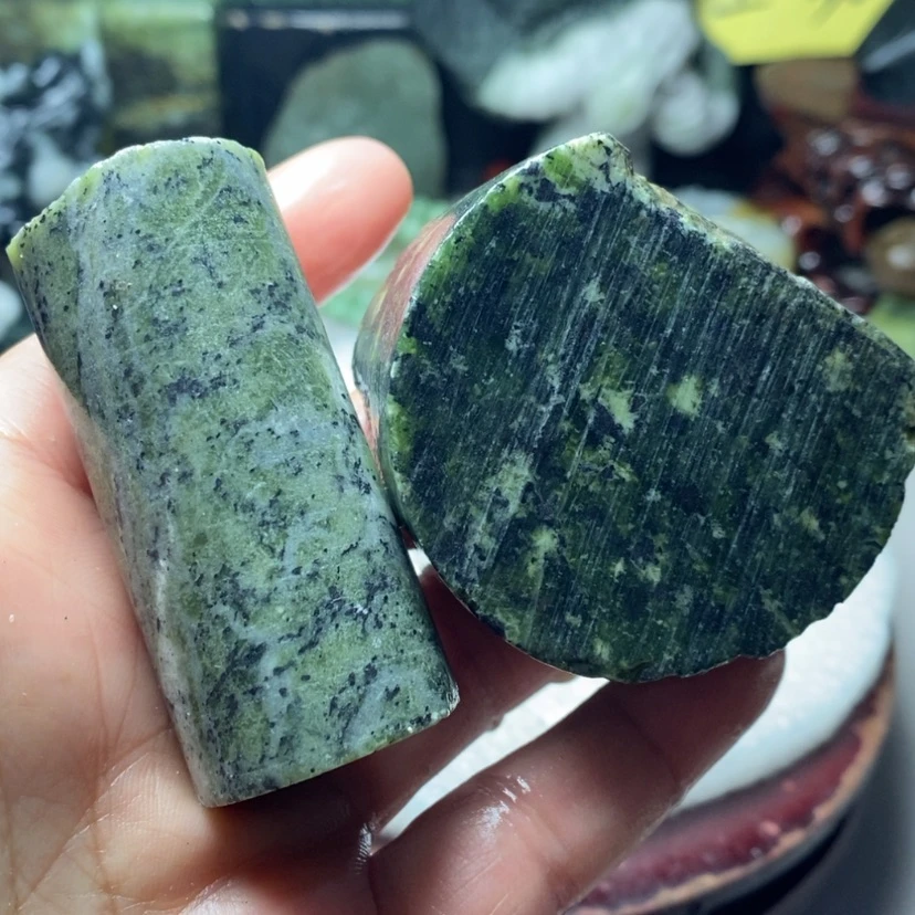 【闪购商品】蛇纹石玉珠宝半成品未镶嵌