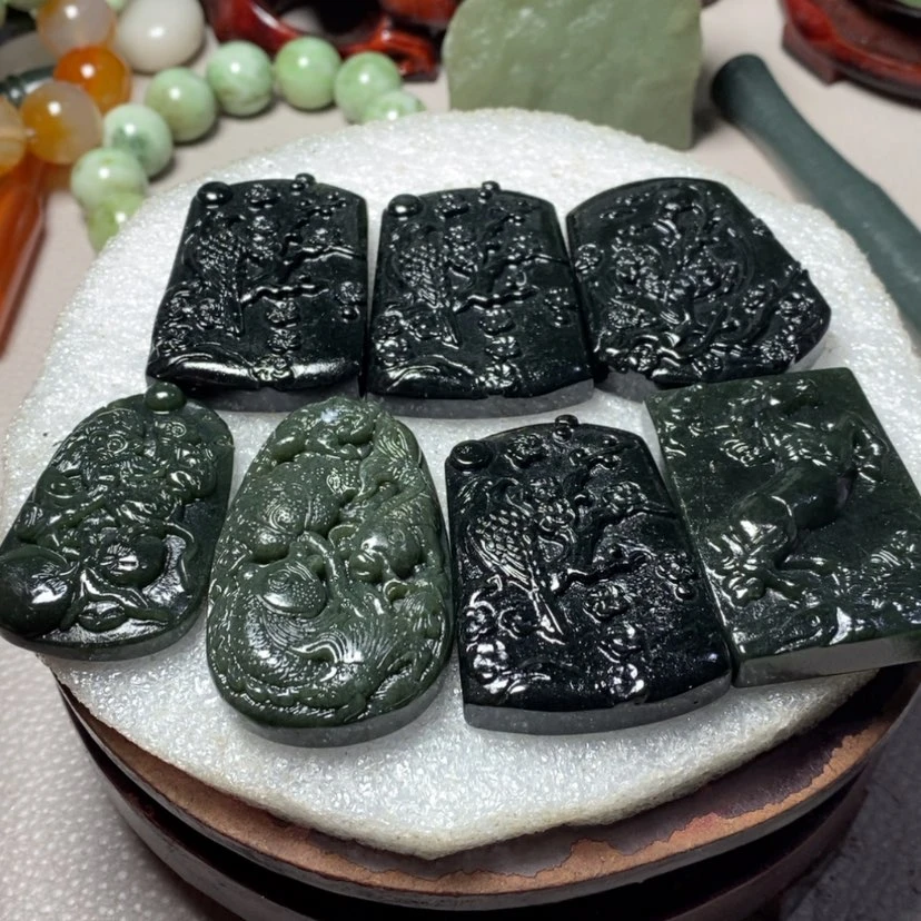 【闪购商品】和田玉（糖玉）珠宝半成品未镶嵌风*