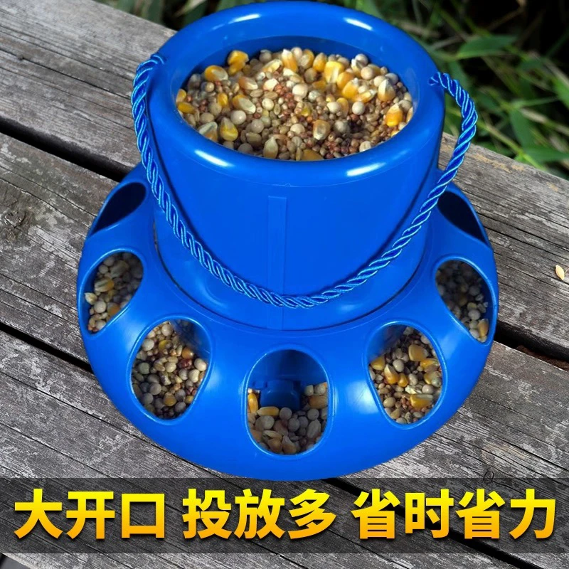 鸽子食槽自动赛鸽喂食器防撒带盖鸡食槽鸽具信鸽喂食鸽子用品用具